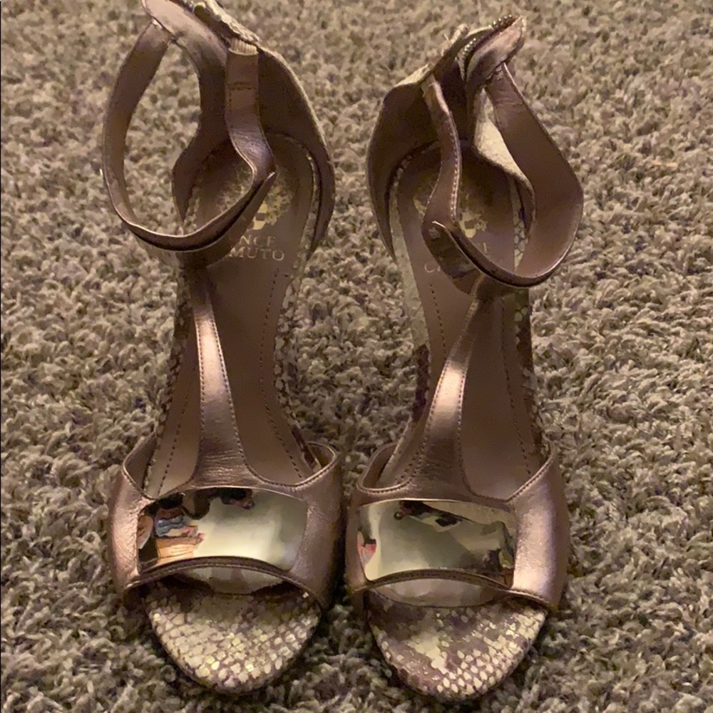Gold heels